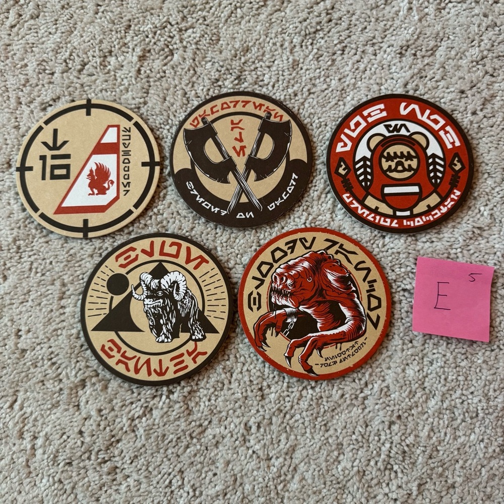 Star Wars Oga’s Cantina Coaster Set Of 5 - E